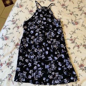 Floral halter dress